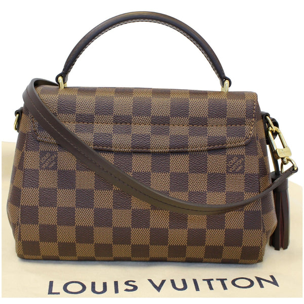LOUIS VUITTON Croisette Damier Ebene Shoulder Crossbody Bag Brown