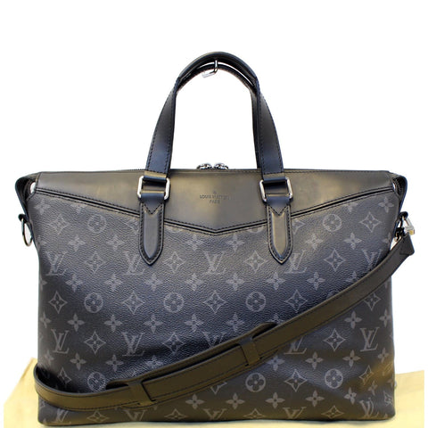 LOUIS VUITTON Briefcase Explorer Monogram Eclipse Shoulder Bag