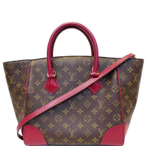 LOUIS VUITTON Phenix Monogram Canvas Shoulder Handbag Magenta