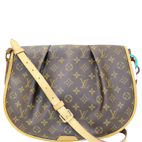 LOUIS VUITTON Menilmontant MM Monogram Canvas Crossbody Bag