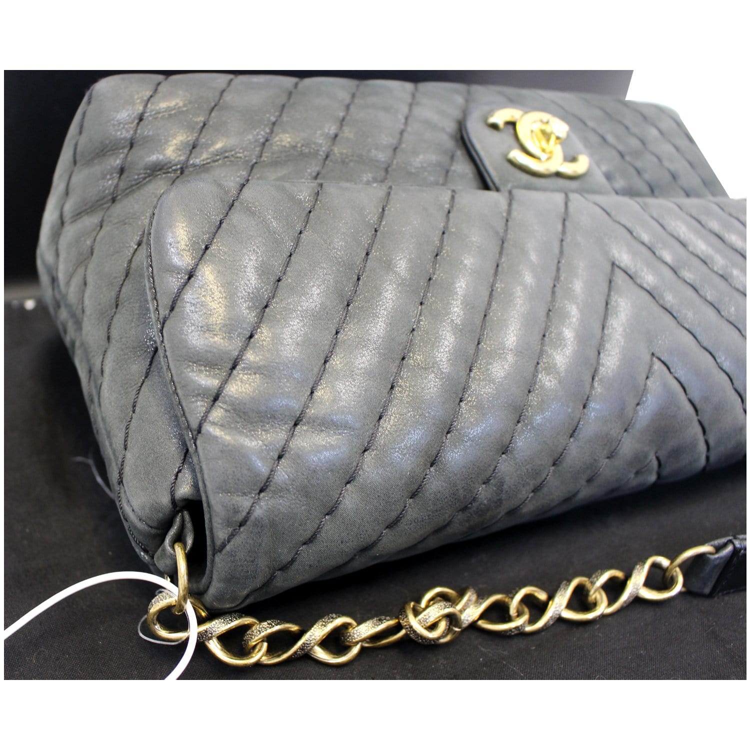 Chanel iridescent mini chevron, Women's Fashion, Bags & Wallets