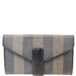 FENDI Vintage Pequin Stripe Wallet Brown-US