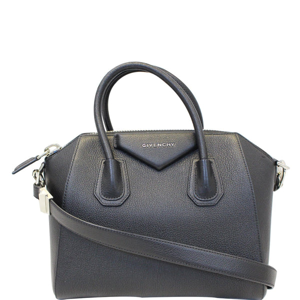 Givenchy Shoulder Bag Antigona Small Goatskin Leather Black