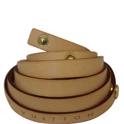 LOUIS VUITTON Leather Replacement Strap For Florentine Beige