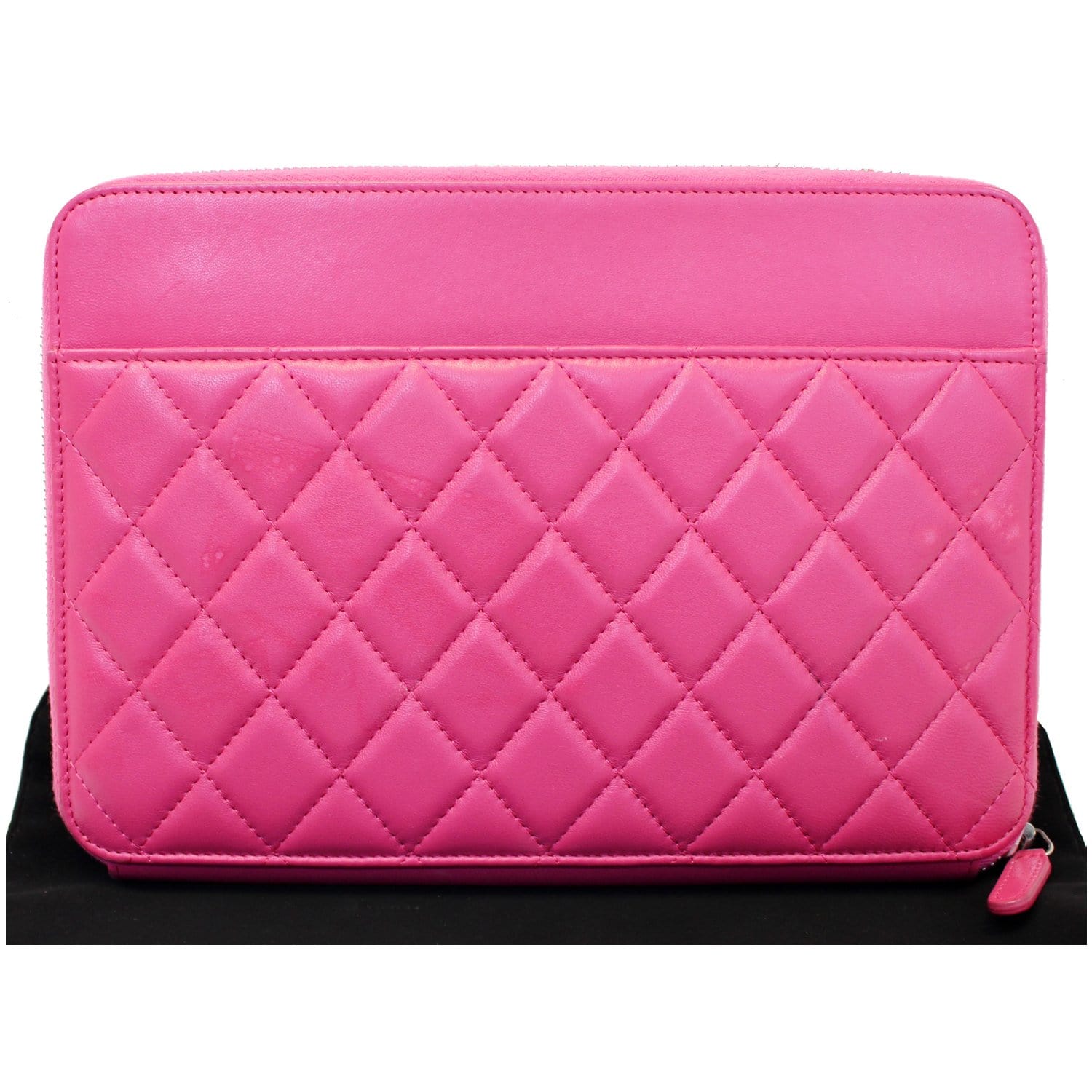CHANEL Bikolore line Long Wallet Leather Pink CC Auth yk4147