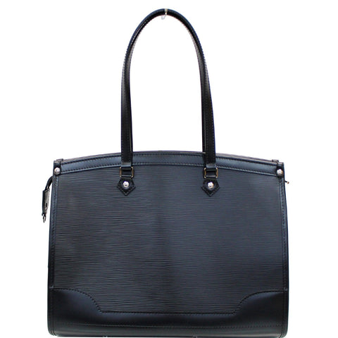 Louis Vuitton Madeleine GM Epi Leather Shoulder Bag Black