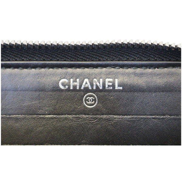 CHANEL Camellia Long Zippy studded Wallet Black-US