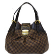 LOUIS VUITTON Sistina GM Damier Ebene Shoulder Handbag Brown-US
