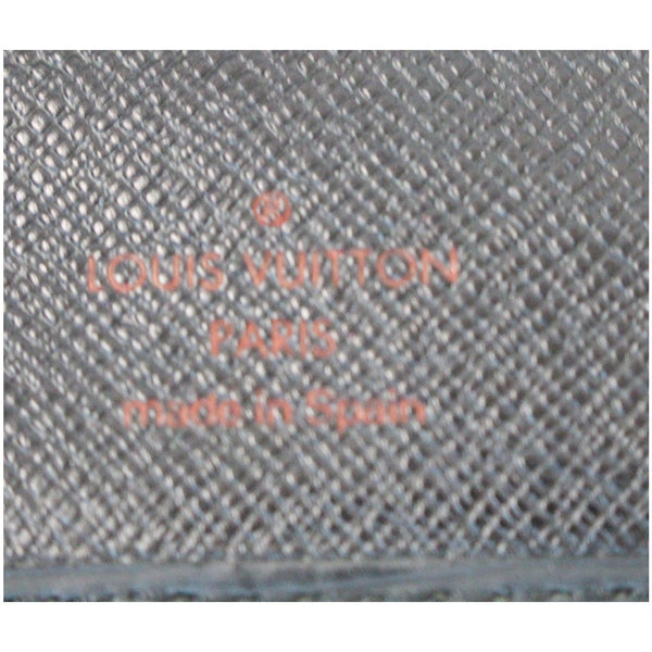 LOUIS VUITTON Brazza Long Epi Wallet Black