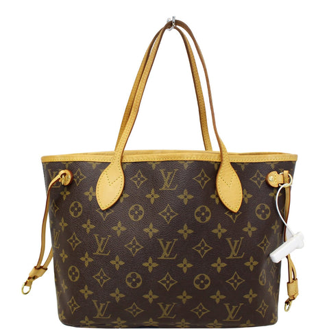 LOUIS VUITTON Neverfull PM Monogram Canvas Tote Shoulder Bag