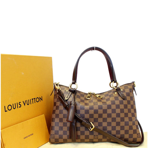 LOUIS VUITTON Lymington Damier Ebene Shoulder Handbag Brown