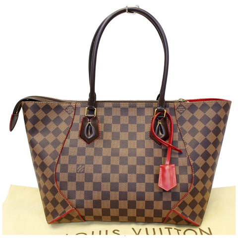 LOUIS VUITTON Caissa MM Damier Ebene Tote Bag