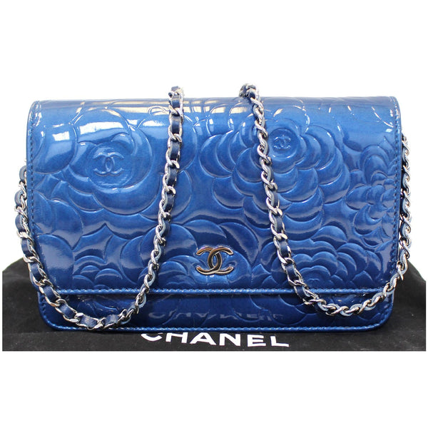 Chanel Wallet on Chain Camellia Patent Leather WOC - strap