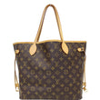 LOUIS VUITTON Neverfull MM Monogram Canvas Tote Shoulder Bag Brown-US