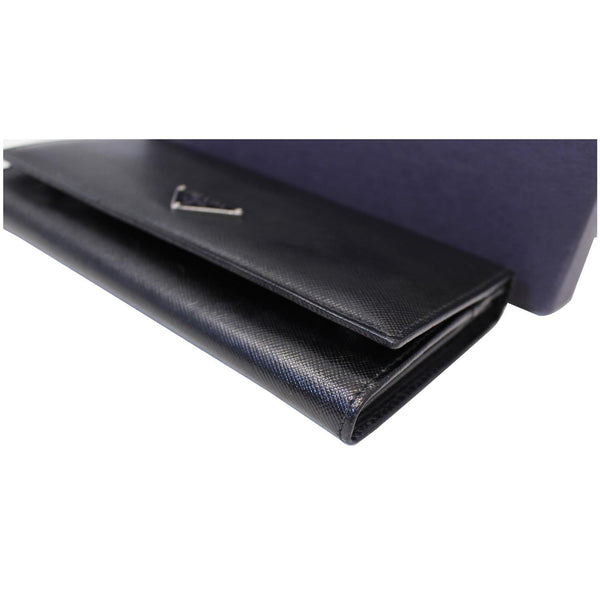  Prada Triangle Continental Flap Wallet - closed View