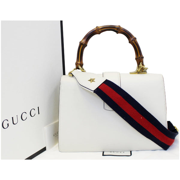 Gucci Bag Dionysus Leather Medium Top Handle White for women
