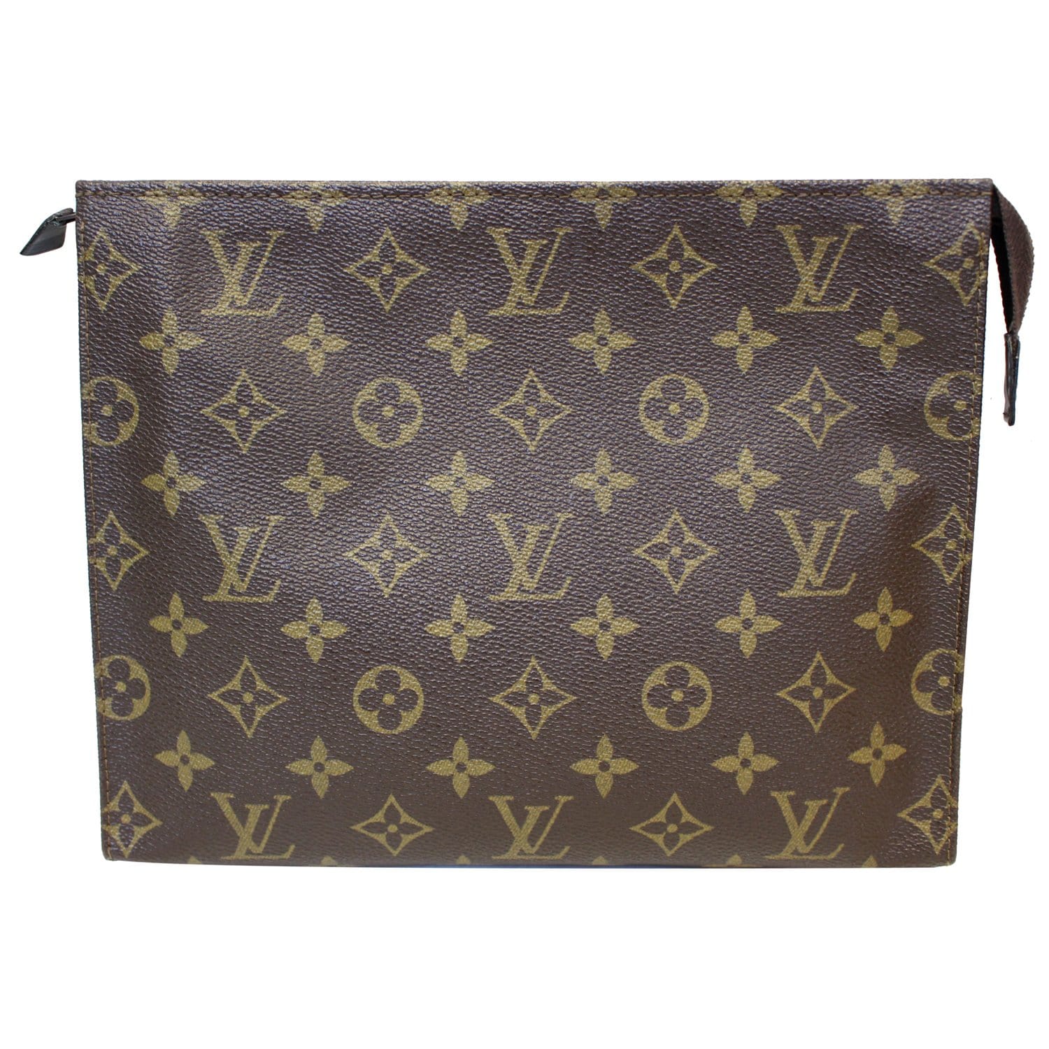 Louis Vuitton Toiletry Bag Monogram 25 Brown in Canvas with Brass - GB