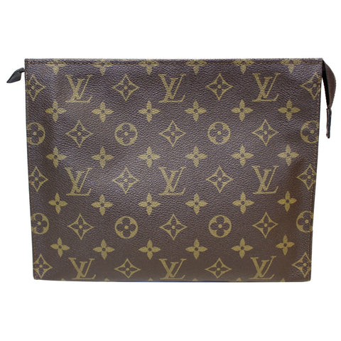 LOUIS VUITTON Toiletry Pouch Monogram Canvas Vintage Brown-US