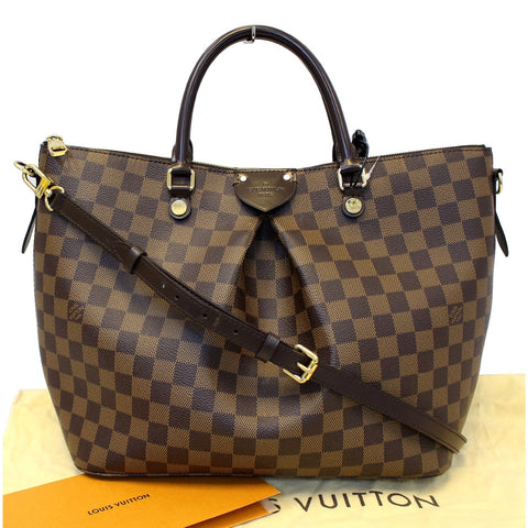 LOUIS VUITTON Siena MM Damier Ebene Shoulder Handbag