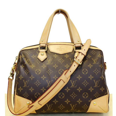 LOUIS VUITTON Retiro PM Monogram Canvas Shoulder Bag Brown
