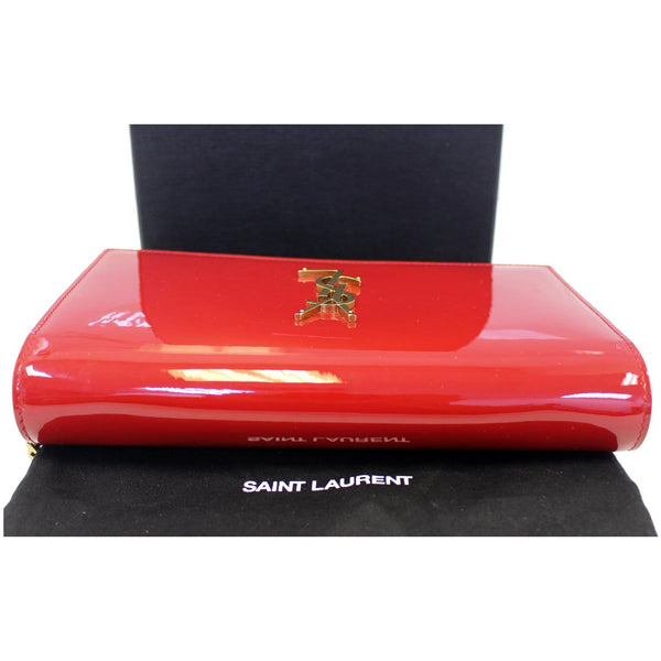 YVES SAINT LAURENT Kate Small Patent Leather Crossbody Bag Red-US