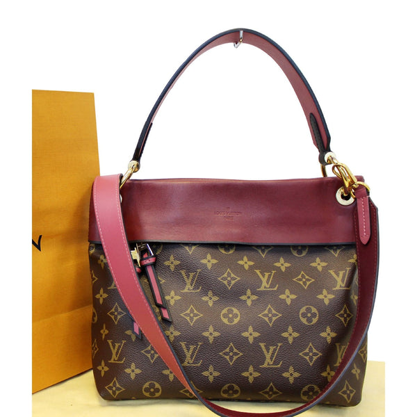Lv Tuileries Besace Monogram Canvas Bag front view