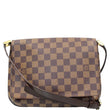 LOUIS VUITTON Musette Tango Long Strap Damier Ebene Crossbody Bag Brown
