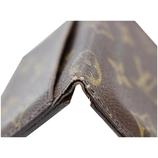 LOUIS VUITTON Pocket Organizer Monogram Canvas Wallet Brown