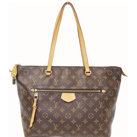 LOUIS VUITTON Iena MM Monogram Canvas Shoulder Bag Brown