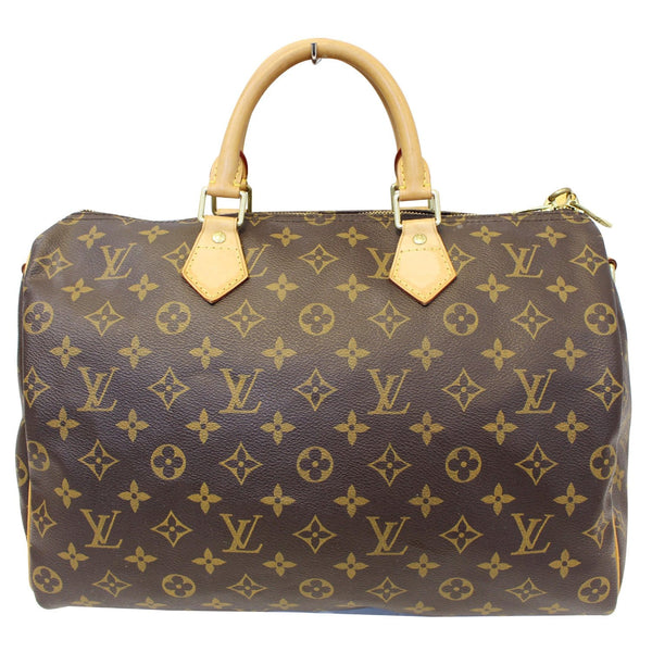 LOUIS VUITTON Speedy 35 Bandouliere Monogram Canvas Satchel Bag