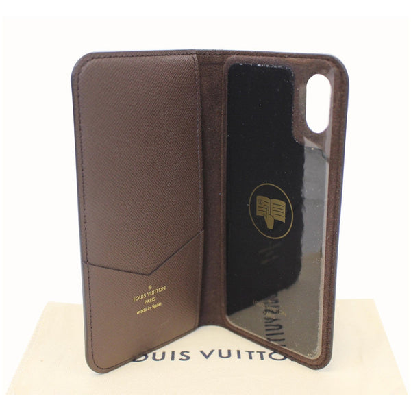Louis Vuitton Folio Wallet Case for Apple iPhone Xs Max - Brown (8C412