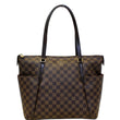 Louis Vuitton Totally MM Damier Ebene Shoulder Bag Brown