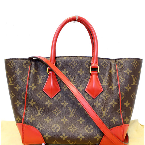 LOUIS VUITTON Phenix Monogram Canvas Shoulder Handbag Coquelicot