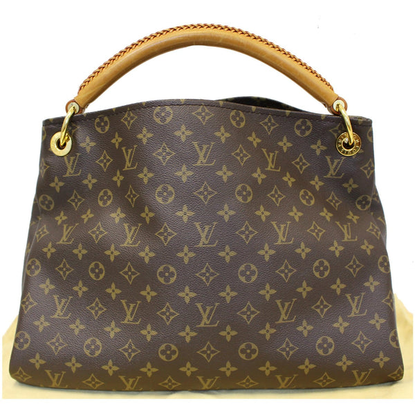 LOUIS VUITTON Artsy MM Monogram Canvas Shoulder Bag Brown