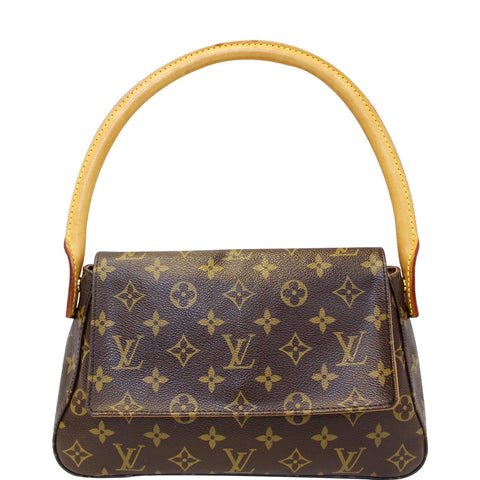LOUIS VUITTON Looping PM Monogram Canvas Satchel Bag