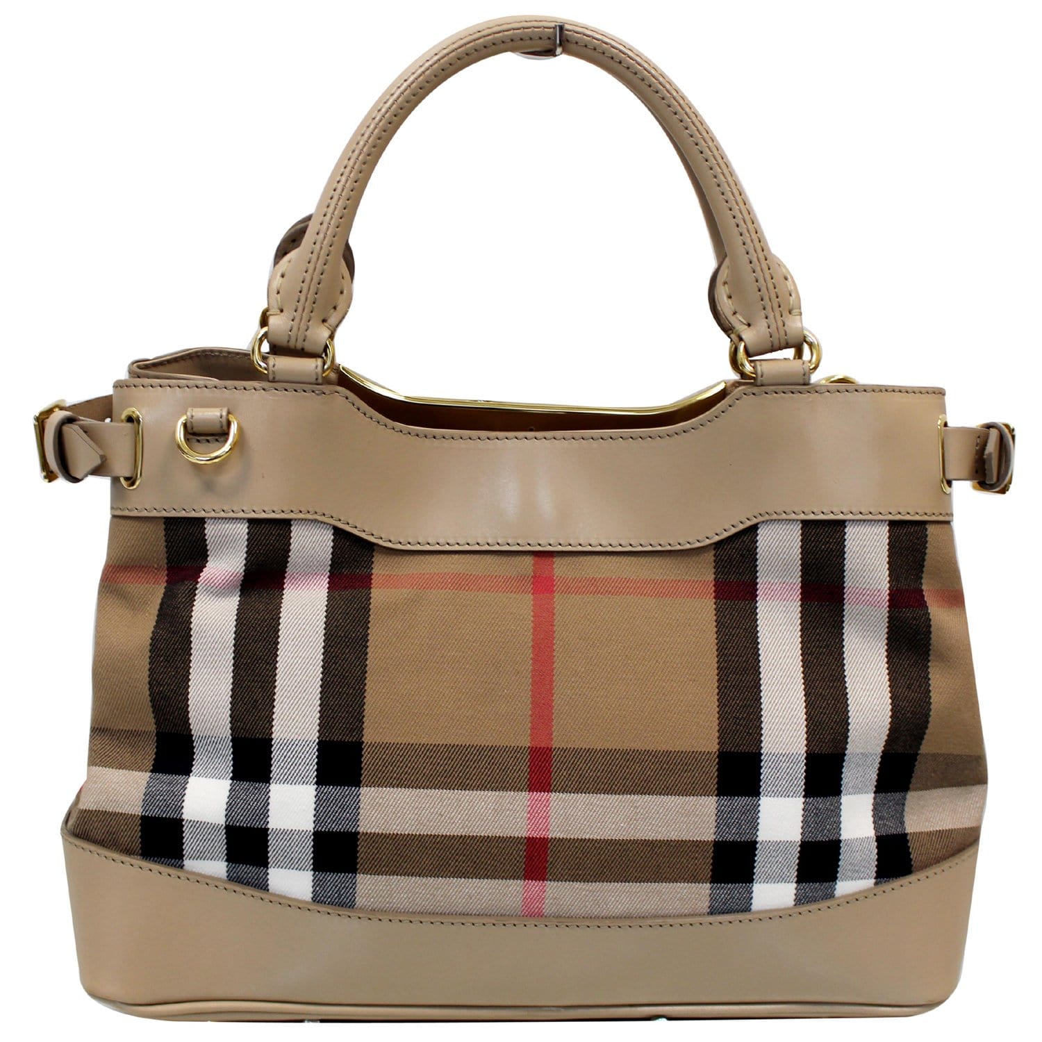 Handbag Burberry Beige in Cotton - 37629541