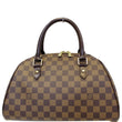 LOUIS VUITTON Ribera MM Damier Ebene Satchel Bag Brown-US