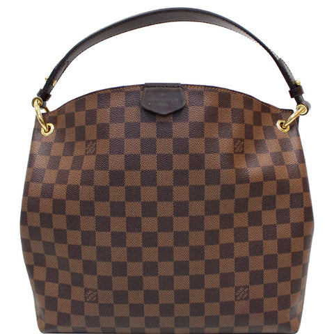 LOUIS VUITTON Graceful PM Damier Ebene Shoulder Bag Brown