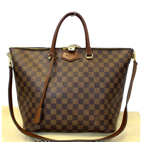 LOUIS VUITTON Belmont Damier Ebene Shoulder Handbag