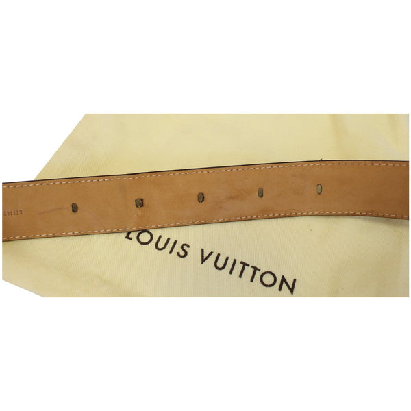 Louis Vuitton Ellipse Monogram Canvas Belt - Back Strap