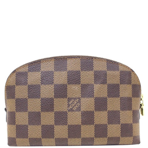 LOUIS VUITTON Damier Ebene Pochette Cosmetic Pouch