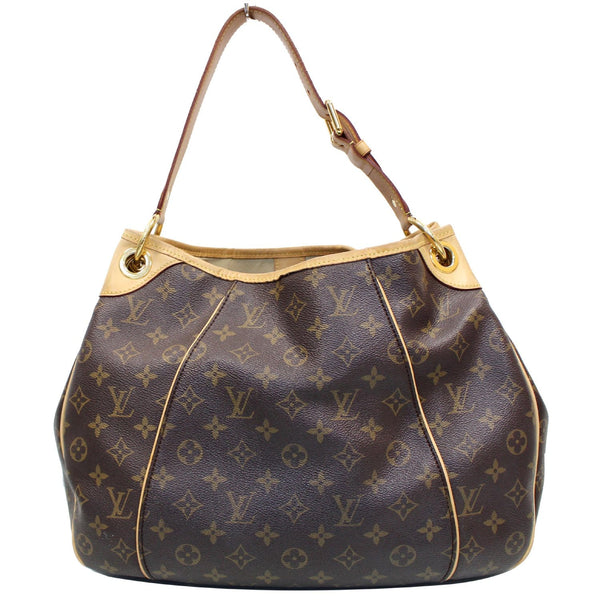 LOUIS VUITTON Galliera PM Monogram Canvas Shoulder Tote Bag Brown