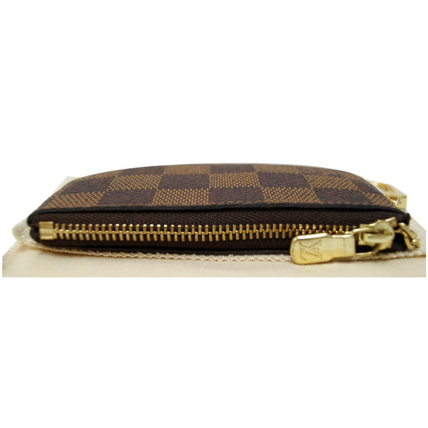 LOUIS VUITTON Key Coin Pouch Damier Ebene Brown-US
