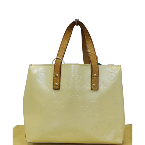 LOUIS VUITTON Reade PM Monogram Vernis Tote Bag Ivory