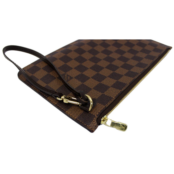 Louis Vuitton Neverfull Wristlet Damier Ebene Pouch - lv pouch 