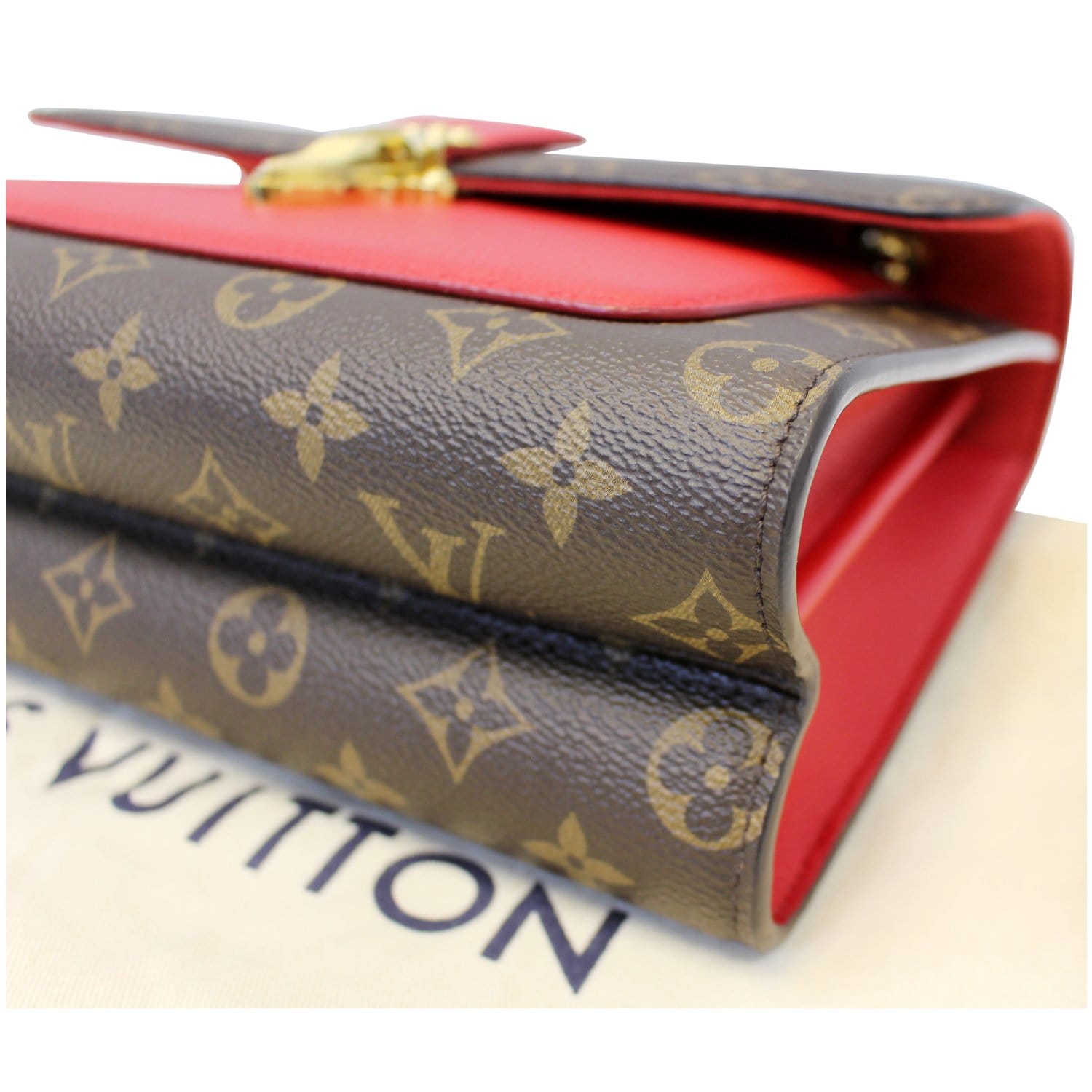 Louis Vuitton Victoire Handbag Monogram Canvas and Leather Brown 2378253