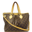 LOUIS VUITTON Palermo PM Monogram Canvas Shoulder Bag Brown-US