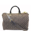 LOUIS VUITTON Speedy 30 Bandouliere Monogram Idylle Shoulder Bag Fusain-US