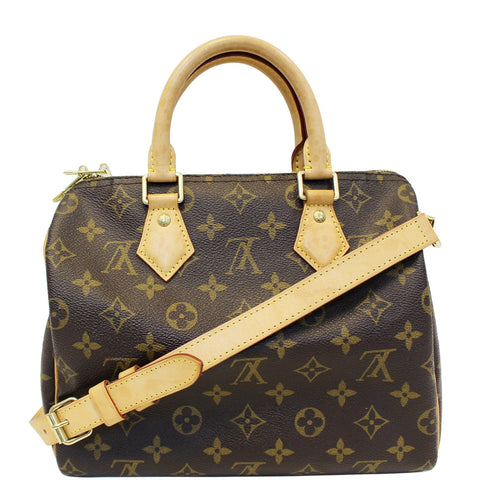 LOUIS VUITTON Speedy 25 Bandouliere Monogram Canvas Shoulder Bag