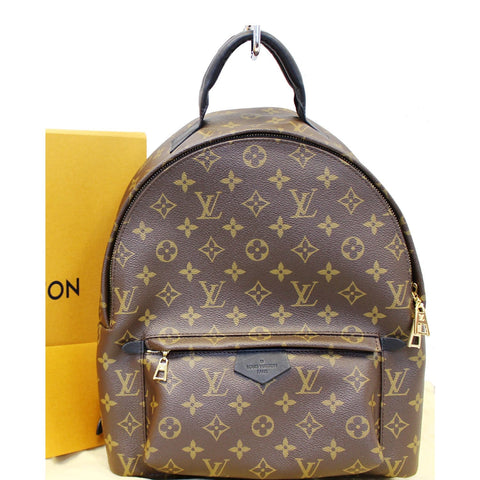 LOUIS VUITTON Palm Springs MM Monogram Canvas Backpack Bag